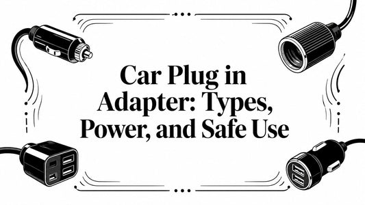 Car Plug in Adapter: Types, Power, and Safe Use