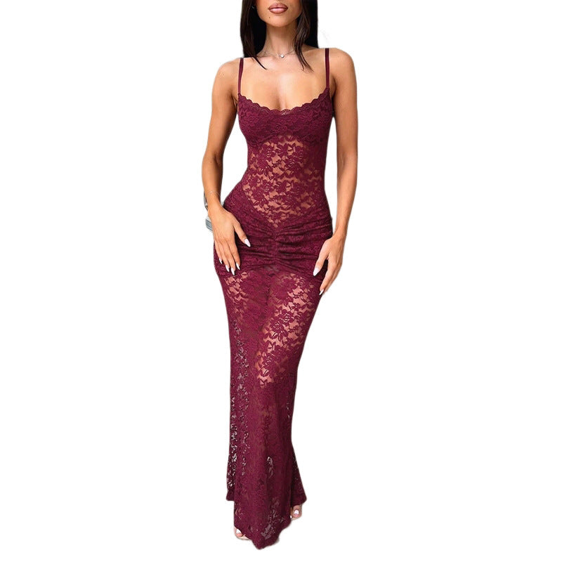 Womens Bodycon Dress lace strap