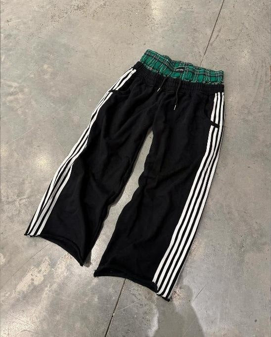 Comfy Striped High Waist Pants