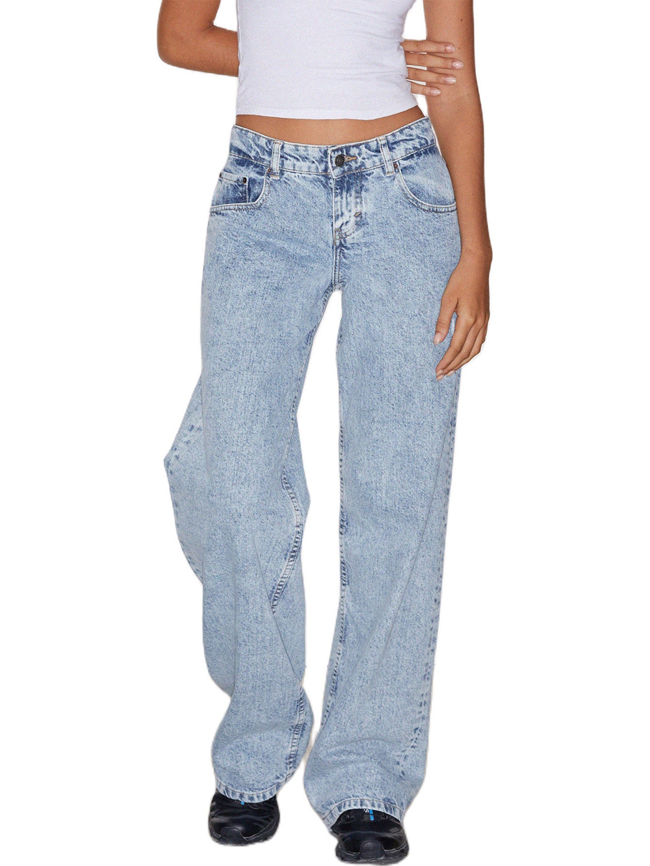Womens High Waist Denim Jeans