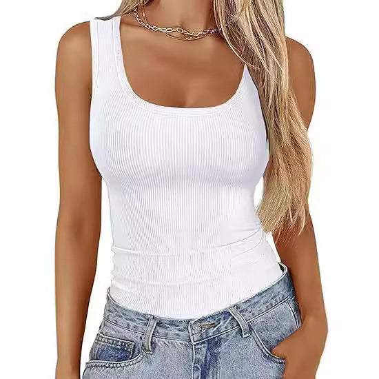 Ribbed Sleveless Tank Top for women