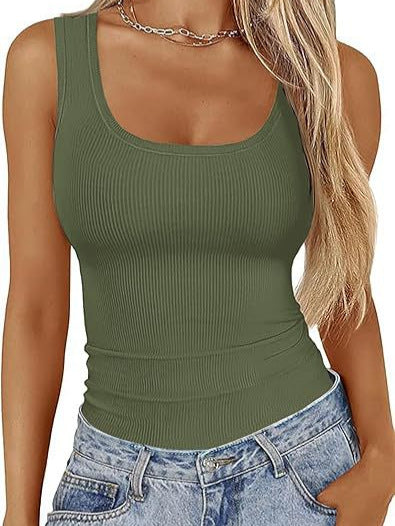 Ribbed Sleveless Tank Top for women