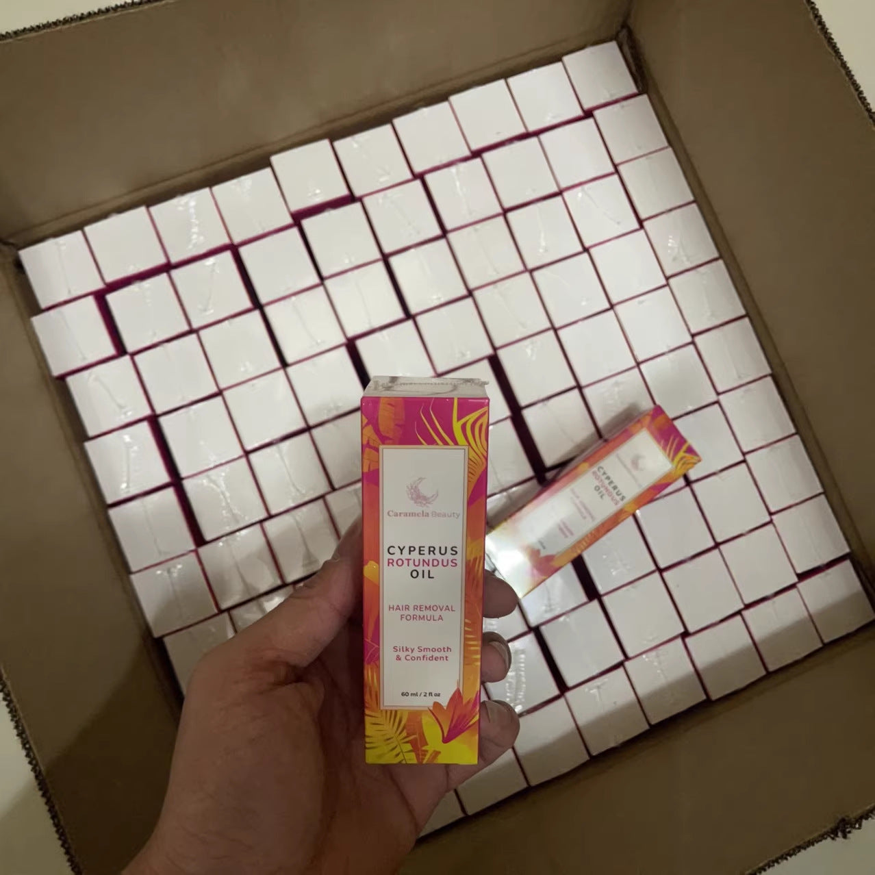 Hair Removal Moisturizing Oil with Floral Scent