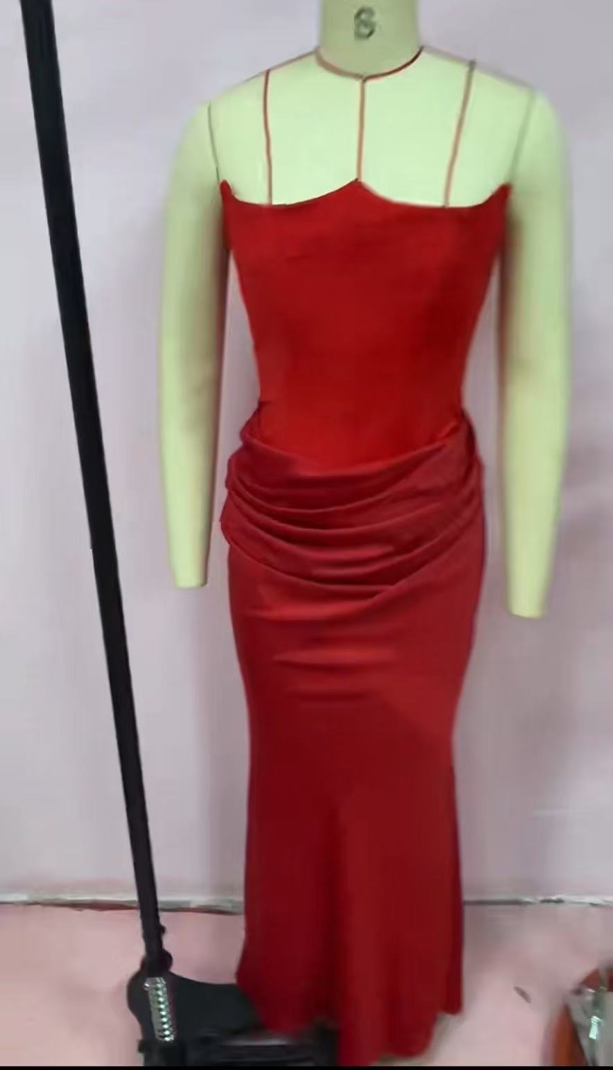 Sole Shoulder Pleated Bodysuit Dress