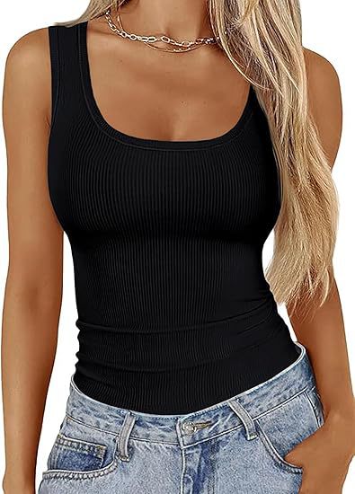 Ribbed Sleveless Tank Top for women