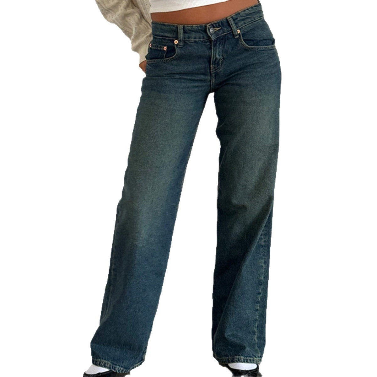Womens High Waist Denim Jeans