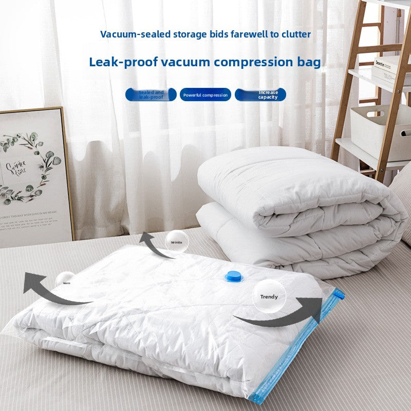 Thickened Blue Edge Vacuum Compression Storage and Travel Bags
