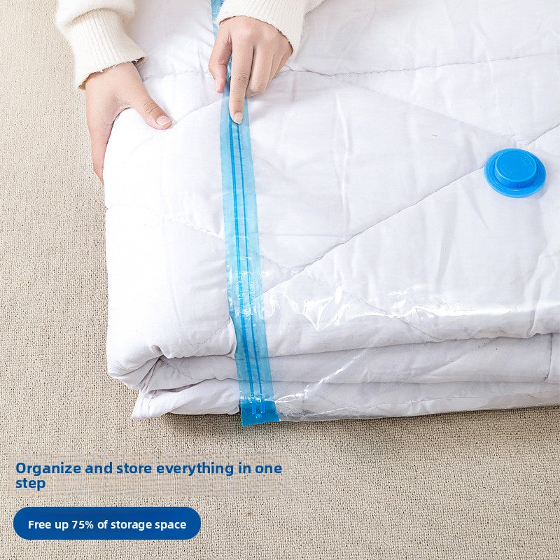 Thickened Blue Edge Vacuum Compression Storage and Travel Bags