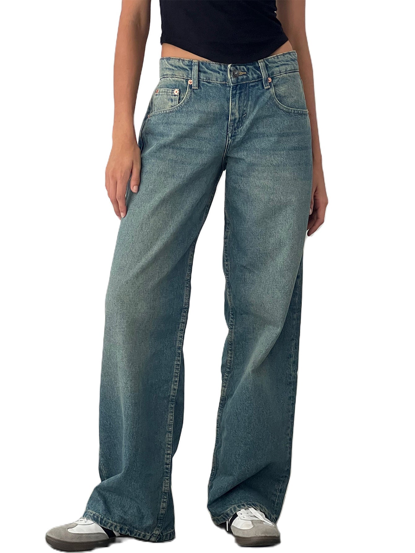 Womens High Waist Denim Jeans