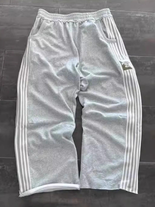 Comfy Striped High Waist Pants