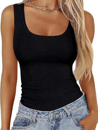 Ribbed Sleveless Tank Top for women